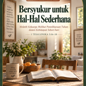 Khotbah Ibadah Rumah Tangga Bersyukur untuk Hal-Hal Sederhana KRT-06