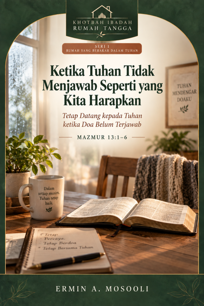 Khotbah Ibadah Rumah Tangga Ketika Tuhan Tidak Menjawab Seperti yang Kita Harapkan KRT-07