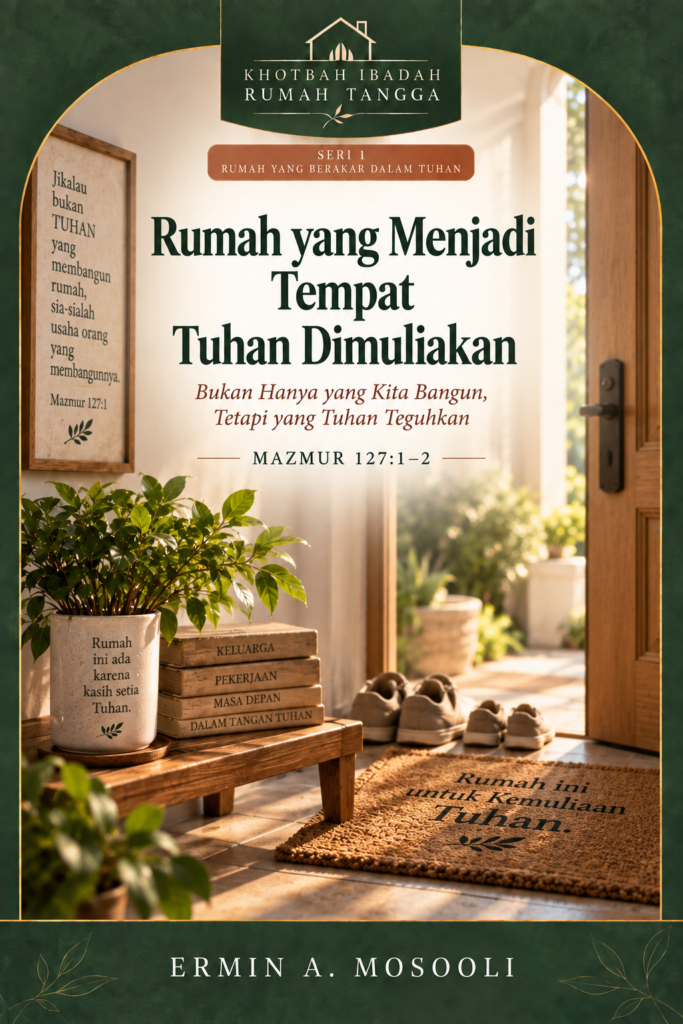 Khotbah Ibadah Rumah Tangga Rumah yang Menjadi Tempat Tuhan Dimuliakan KRT-10