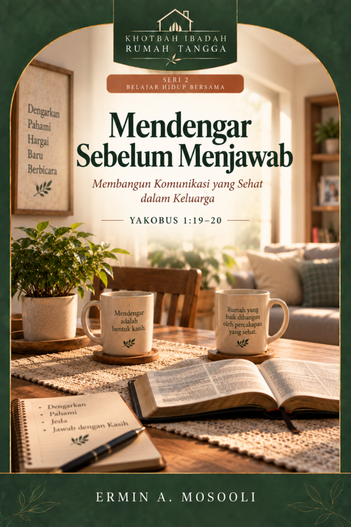 Khotbah Ibadah Rumah Tangga Mendengar Sebelum Menjawab KRT-11