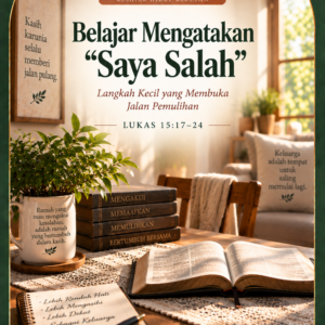 Belajar Mengatakan “Saya Salah”