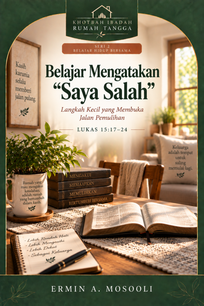 Belajar Mengatakan “Saya Salah”