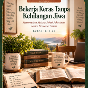 Khotbah Ibadah Rumah Tangga Bekerja Keras Tanpa Kehilangan Jiwa KRT-22