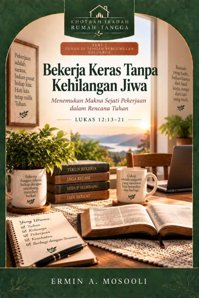 Khotbah Ibadah Rumah Tangga Bekerja Keras Tanpa Kehilangan Jiwa KRT-22