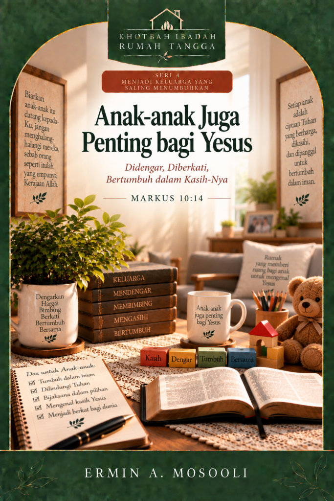 Anak-anak Juga Penting bagi Yesus