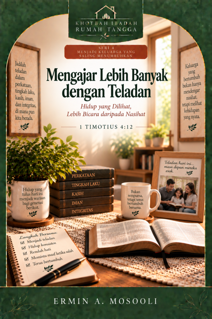 Khotbah Ibadah Rumah Tangga Mengajar Lebih Banyak dengan Teladan KRT-34
