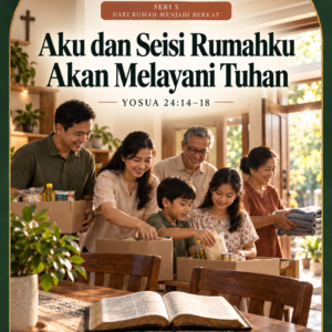 Khotbah Ibadah Rumah Tangga Aku dan Seisi Rumahku Akan Melayani Tuhan KRT-50